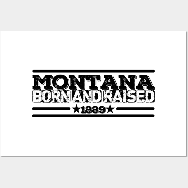 montana Wall Art by HB Shirts